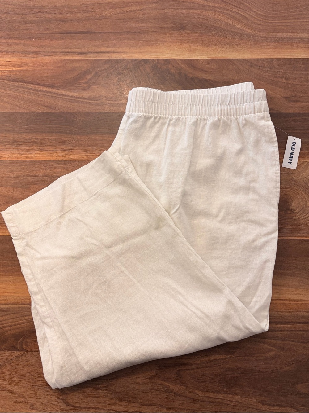 Old Navy Women’s High Waisted Linen Straight Ankle Pants | XXL